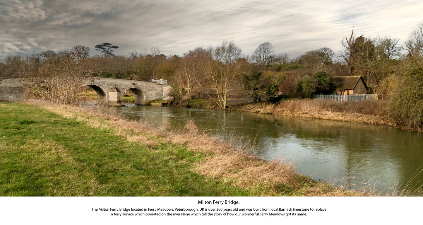 Milton Ferry Bridge with write-up